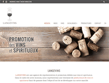 Tablet Screenshot of langevins.com
